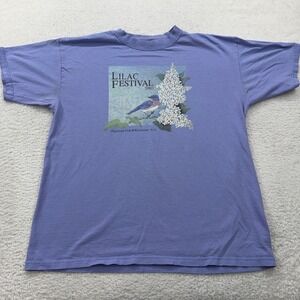 Vintage 2003 Lilac Festival Rochester NY Bluebird T Shirt Men's Size Large